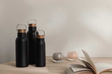 Logo trade corporate gifts image of: VINGA Ciro RCS recycled vacuum bottle 300ml