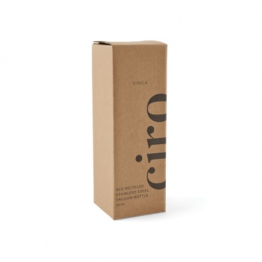 Logotrade promotional giveaways photo of: VINGA Ciro RCS recycled vacuum bottle 300ml