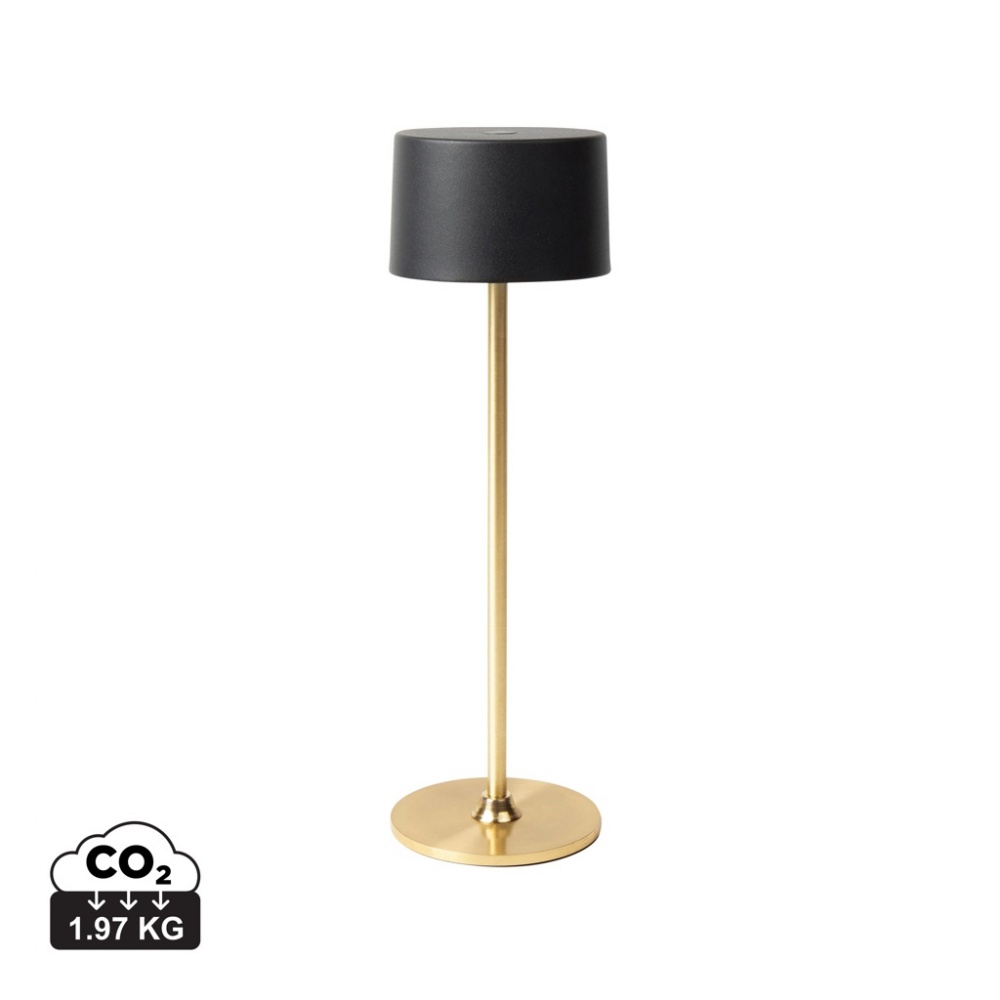 Logo trade promotional giveaways picture of: VINGA Nauro RCS recycled ABS table lamp