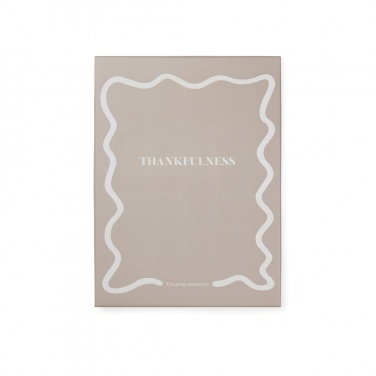 Logo trade promotional product photo of: VINGA Thankfulness GRS recycled paper journal