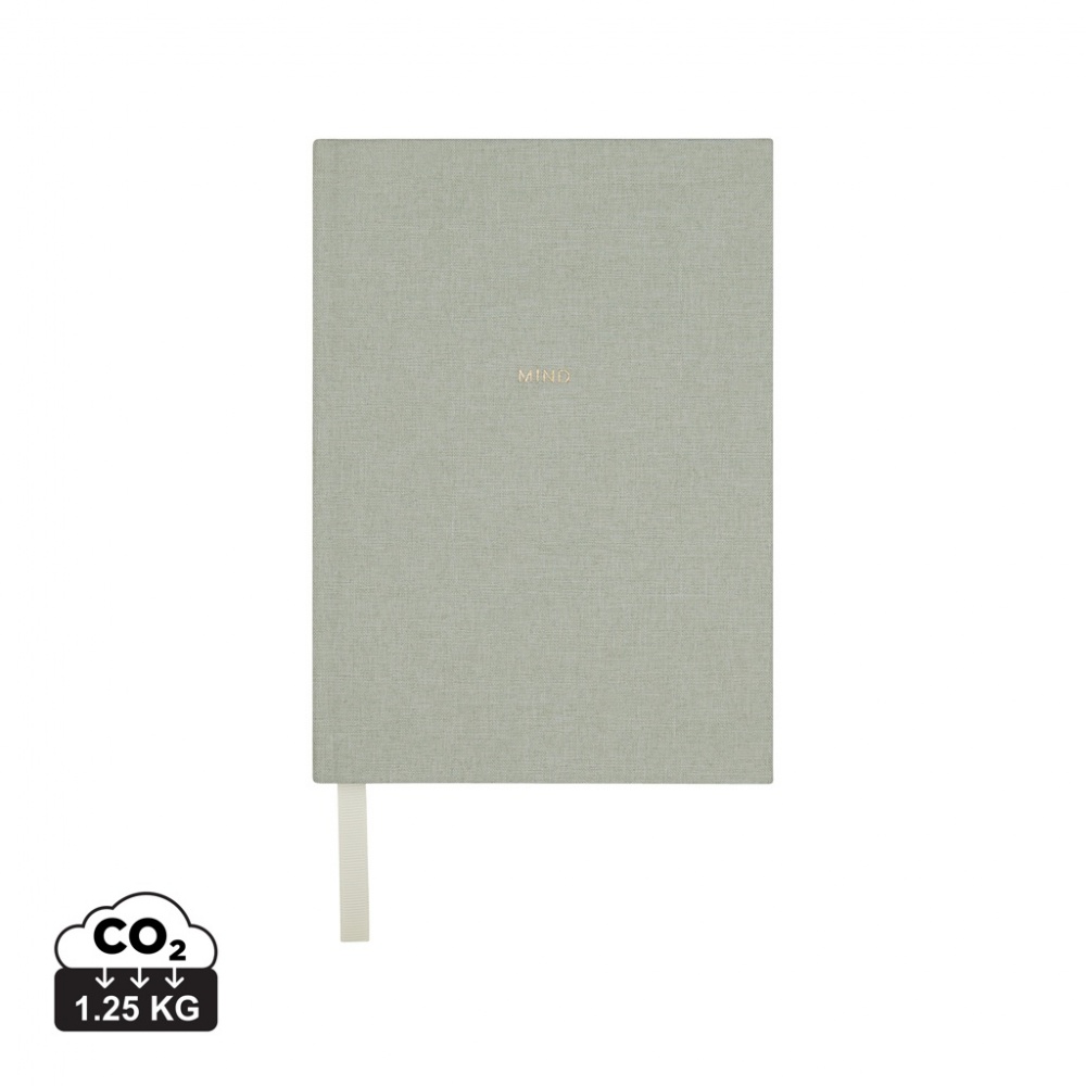 Logo trade promotional merchandise image of: VINGA Mind GRS recycled paper journal
