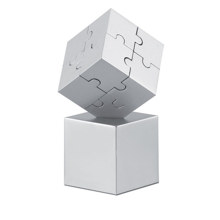 Logo trade promotional merchandise image of: Metal 3D puzzle