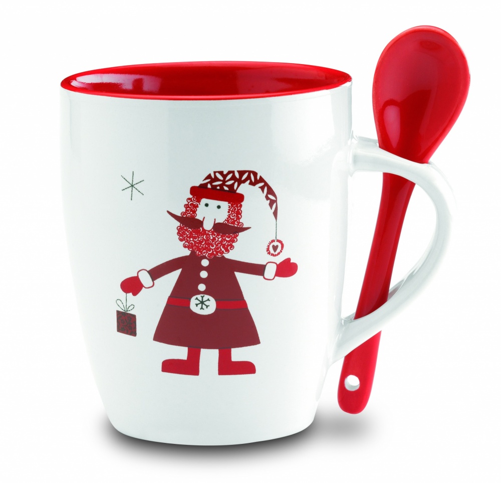 Logotrade promotional gifts photo of: Mug with spoon 250ml