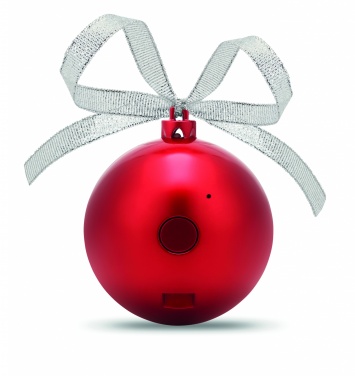 Logo trade promotional items picture of: Speaker Christmas ball
