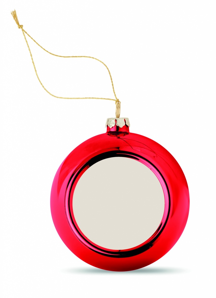 Logotrade promotional gift picture of: Christmas ball for sublimation