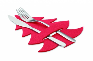 Logotrade promotional product image of: RPET felt cutlery holder set