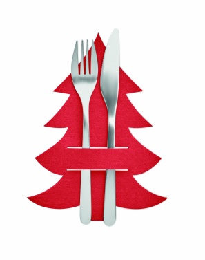 Logotrade corporate gift picture of: RPET felt cutlery holder set