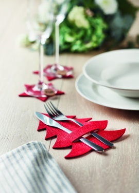 Logo trade promotional merchandise image of: RPET felt cutlery holder set