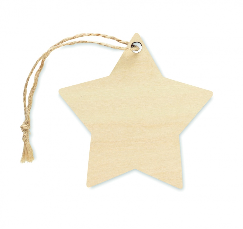 Logotrade promotional merchandise image of: Christmas ornament star