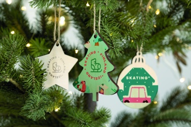 Logo trade corporate gifts image of: Christmas ornament tree