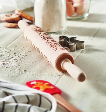 Logotrade promotional giveaway picture of: Christmas pastry wooden rolling