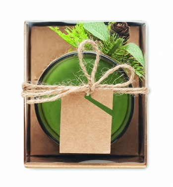 Logo trade promotional giveaways picture of: Christmas candle holder