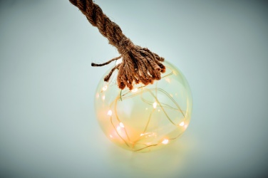 Logo trade business gift photo of: Glass bauble LED light