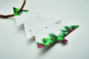 Logotrade promotional merchandise photo of: Seed paper Xmas ornament