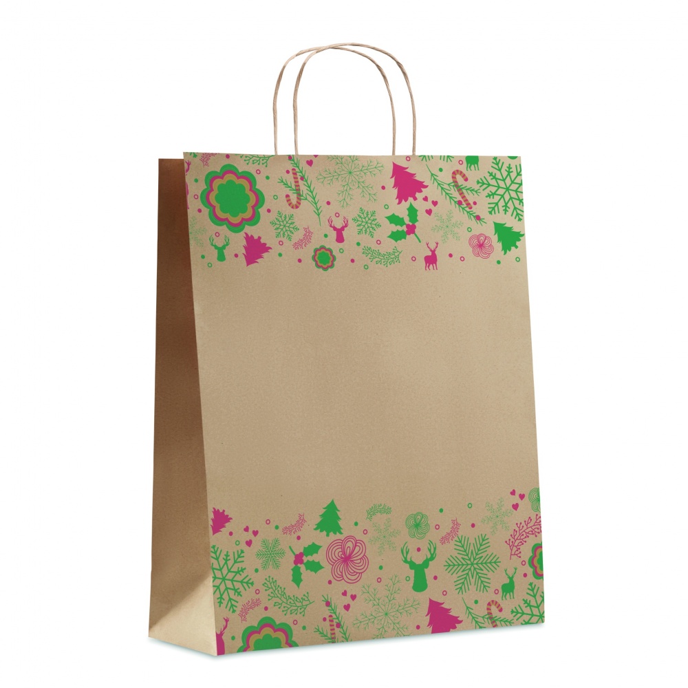 Logo trade corporate gift photo of: Gift paper bag large