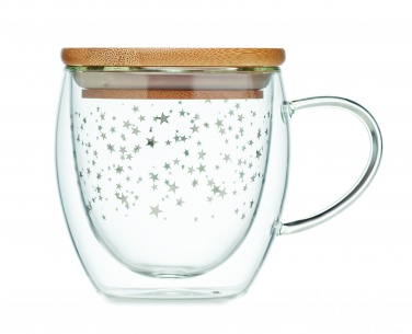 Logotrade promotional product picture of: Double wall borosilicate mug