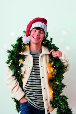 Logotrade business gifts photo of: Long Christmas knitted beanie