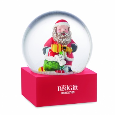 Logo trade promotional merchandise photo of: Snow ball glass ornament