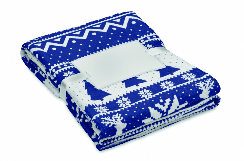 Logo trade promotional item photo of: RPET fleece blanket 190 gr/m²