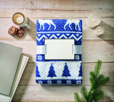 Logo trade advertising products image of: RPET fleece blanket 190 gr/m²