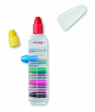 Logo trade promotional products picture of: Set of 6 wax crayons