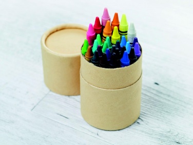 Logo trade promotional merchandise photo of: 30 wax crayons