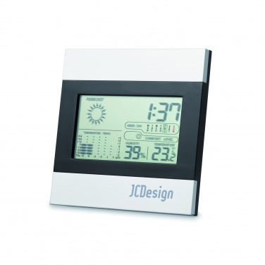 Logotrade business gift image of: Weather station and clock
