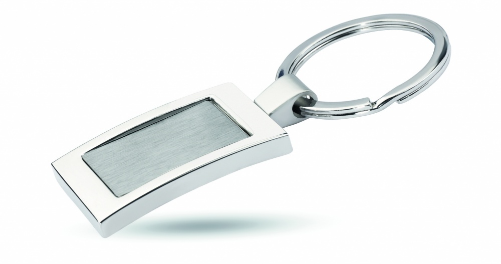 Logo trade promotional giveaways image of: Metal key ring Turku