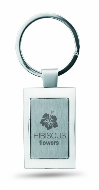 Logo trade promotional giveaways picture of: Metal key ring Turku