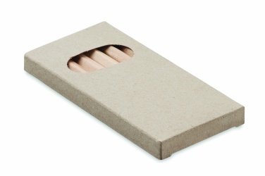 Logo trade corporate gift photo of: 6 coloured pencils in box