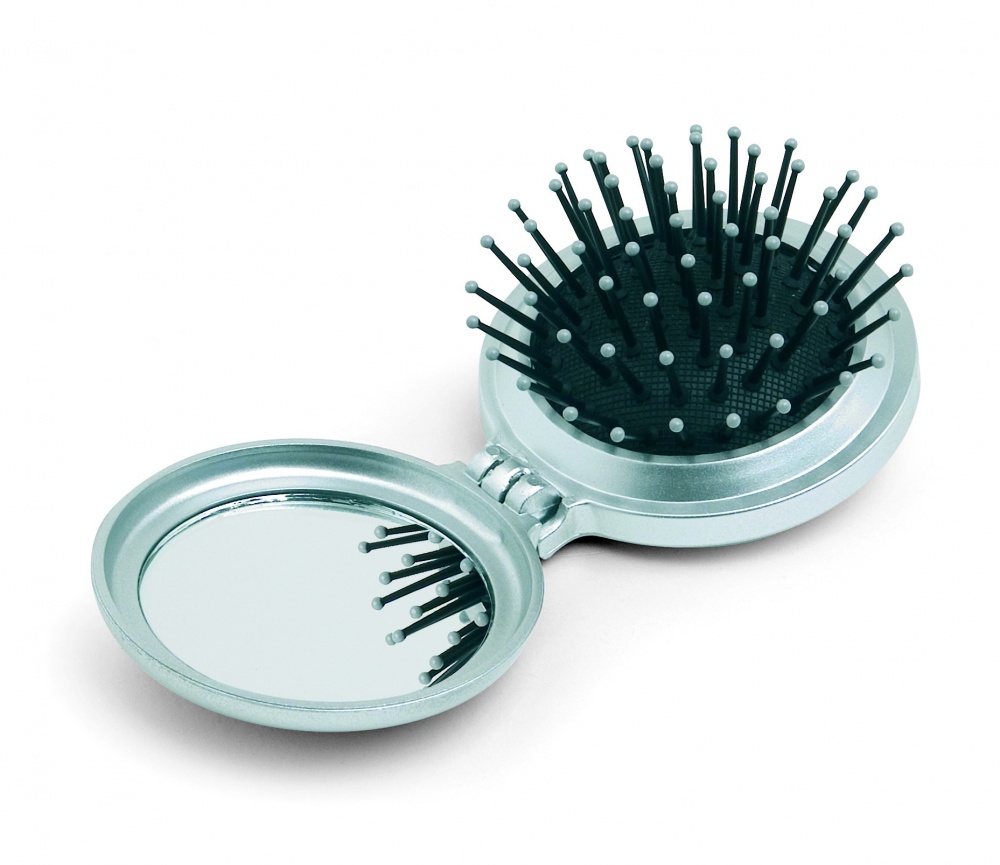 Logo trade corporate gifts picture of: Foldable brush/mirror