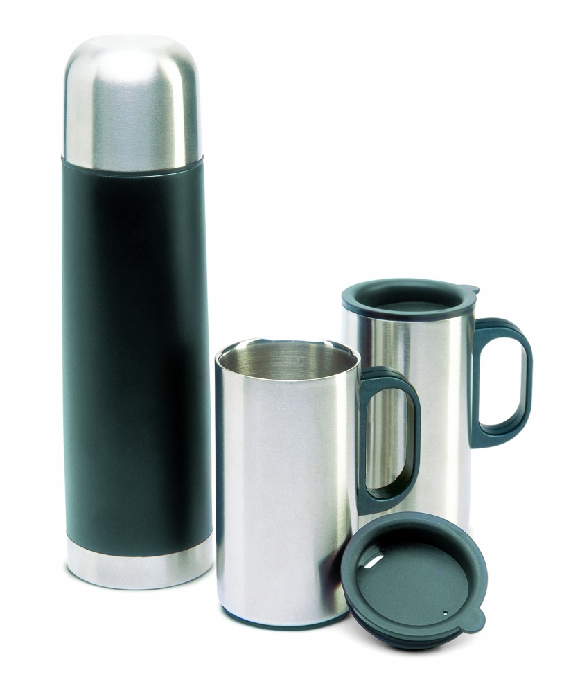 Logotrade corporate gift picture of: Insulation flask with 2 mugs