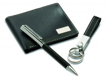 Logo trade promotional items picture of: Ball pen key ring and wallet Lappeenranta