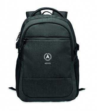 Logo trade promotional merchandise picture of: 600D RPET laptop backpack