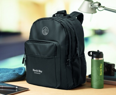 Logotrade corporate gift image of: 300D RPET laptop backpack