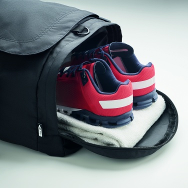 Logotrade promotional item picture of: Large sports bag in 300D RPET
