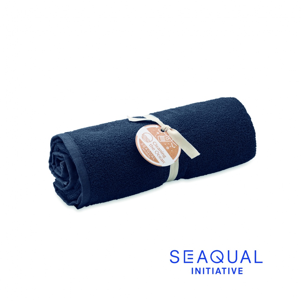 Logo trade promotional giveaways image of: SEAQUAL® towel 70x140cm