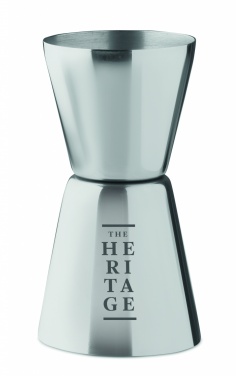 Logo trade corporate gifts image of: Stainless steel jigger