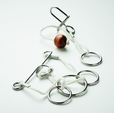 Logotrade corporate gift picture of: Set of 2 metal brain teasers