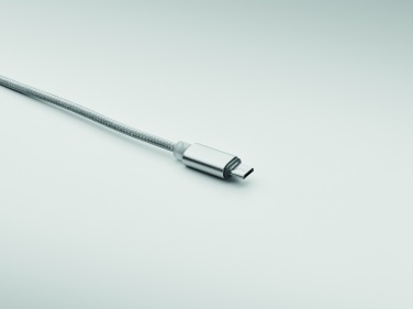 Logo trade business gift photo of: 2 in 1 long charging cable