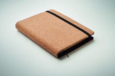 Logo trade promotional merchandise picture of: A5 portfolio in cork
