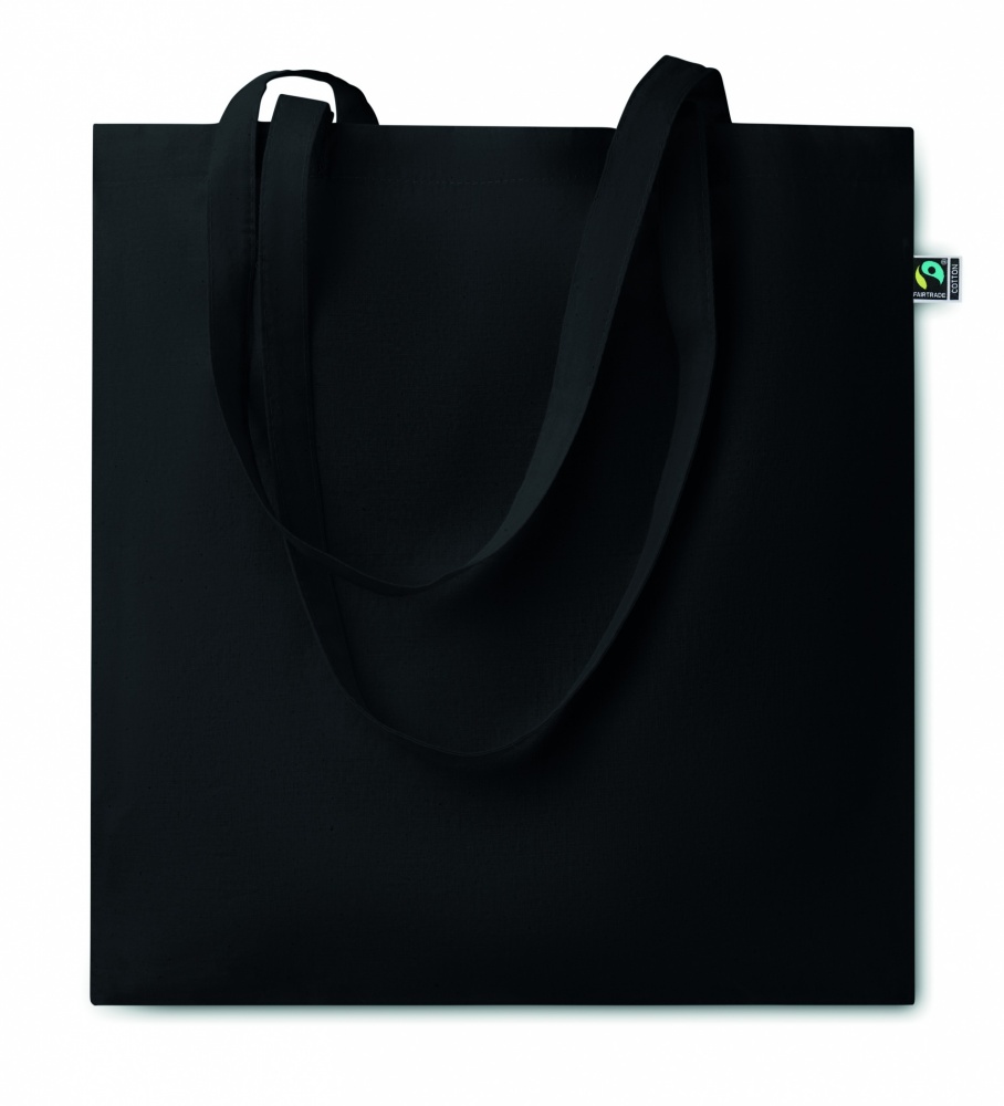 Logo trade promotional merchandise photo of: Fairtrade shopping bag140gr/m²