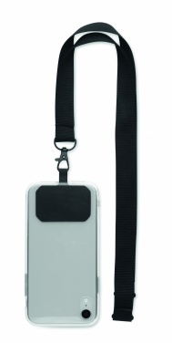 Logo trade promotional products image of: Phone holder lanyard