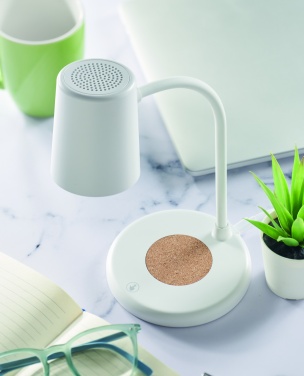 Logo trade promotional giveaways picture of: Wireless charger, lamp speaker