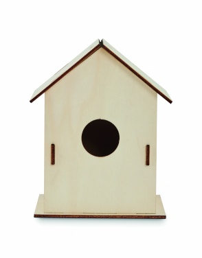 Logo trade corporate gifts image of: DIY wooden bird house kit