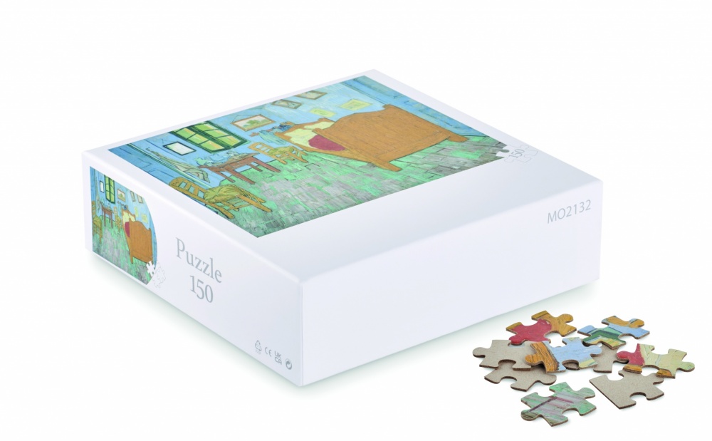 Logo trade promotional giveaway photo of: 150 piece puzzle in box