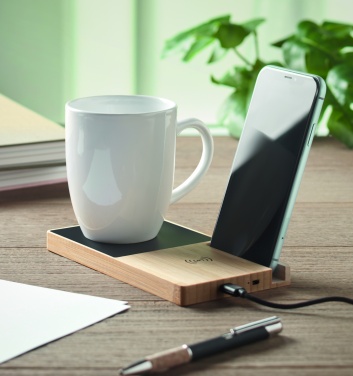 Logo trade advertising products image of: 1Wireless charger mug warmer