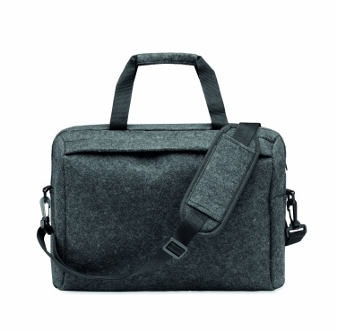 Logotrade promotional merchandise image of: 15 inch RPET felt laptop bag