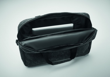 Logo trade promotional items image of: 15 inch RPET felt laptop bag
