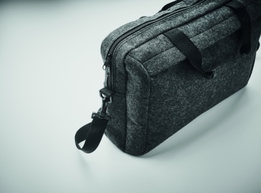 Logotrade promotional item image of: 15 inch RPET felt laptop bag